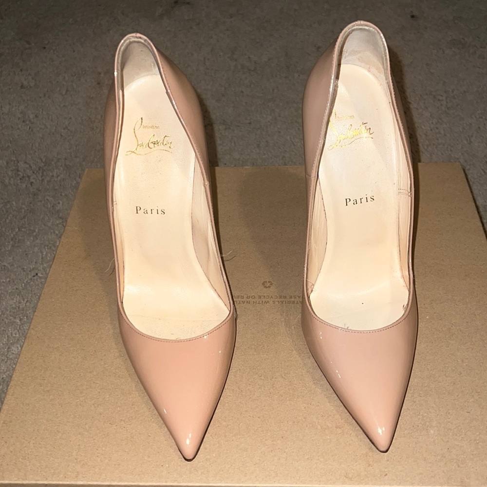 Christian Louboutin heels Beige